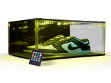 XL Clear Plastic Stackable Shoe Storage Box for Sneakers Remote Control LED Light Fits Up to Size 13 17121851