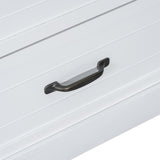 Tall Bathroom Storage Cabinet, Cabinet with Two Doors and Drawers, Adjustable Shelf, MDF Board, N725P206123K