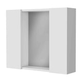 Draco Medicine Cabinet, Mirror, Double Door, One External Shelf B128P148908