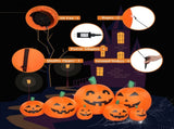 7ft Classic 7pcs LED String Lights 7pcs Pumpkin Inflatable Halloween Decoration 86501559