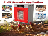 400 Eggs Incubator Cabinet with Automatic Turning&Digital Temperature Control, Large Commercial 92537893