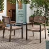 BRAIDED DINING CHAIR Light Brown N779P202840G