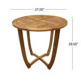 ZNTS HERMOSA 27.5'' CIRCULAR WOOD TABLE 57522.00