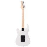 ZNTS GST Stylish Electric Guitar Kit with Black Pickguard White 94258666