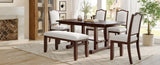 Upholstered Bench for Bedroom End of Bed,38-inch Entryway Bench for Living Room,Dining Bench with N752P271804C