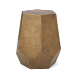 ZNTS [Ship to Canada only]METAL HAMMERED END TABLE N825P201279