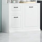 Bathroom Storage Cabinet with Tilt-Out Hamper, 70.9'' Tall Free Standing Organizer with Drawers & 75805868