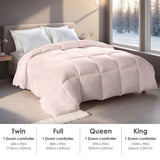 Pink plus-size comforter for all seasons, perfect for cozy bedrooms, luxurious hotel rooms, single, 48806486