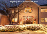 White outdoor solar mesh light, 6.6ft X 9.8ft fairy mesh light with 200 LEDs, 8 modes, suitable for 85754126