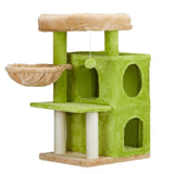 ZNTS 33 inch Cat Tree Cat Tower for Indoor Cats, Cat Activity Center Play House with Large Padded Perch, 75858687