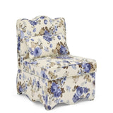 Flannel single dining chair with soft seat cushion and backrest, no armrests, matching pillow can be W487P221666