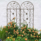 4 Pack Metal Garden Trellis 86.7" x 19.7" Rustproof Trellis for Climbing Plants Outdoor Flower W1586P243845
