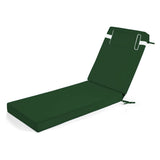 Outdoor Chaise Lounge Cushion, 72 in. x 21 in. x 3 in. Waterproof Fade-Resistant Patio Chair Pad for 20862623