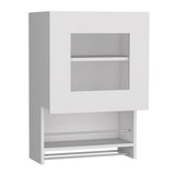 Balboa Wall Cabinet, Towel Bar, 1 Door White B200P242416