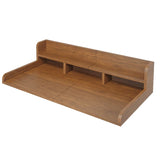 Washer Dryer Countertop, Laundry Wood Shelf Topper with Edge, 54" Width x 27.5" Depth Double Layer W2641P309073