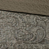 5 Piece Jacquard Bedspread Set with Throw Pillows Blue/Brown King B03597490