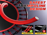 YC 40inch foldable trampoline with handle-Premium-Elastic -Black W550P296127
