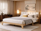 Full Size Platform Bed Frame with Headboard, Wooden Slats, No Box Spring Needed, Easy 19250854