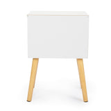 2-piece modern bedside table, bedroom coffee table with drawers, shelves, living room bedside W2181P149701