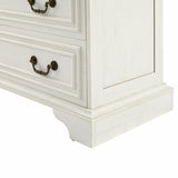 Modern White 5-Drawer Dresser for Bedroom - Ample Storage Wide Chest of Drawers, Sturdy & Safe W1785P238909