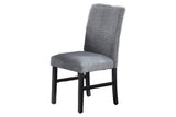 Fog Corduroy Set of 2pc Dining Chairs Modern Upholstered Seat Back Kitchen Dining Room Furniture B011P334822