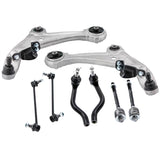 ZNTS 8x Suspension Kit Control Arms Tie Rod Sway Bar Ends for Nissan Altima 2007-2012 92460381