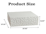 Square Coffee Table Modern Colour Combination Coffee Table Not Need Assembly Coffee Table for Living W3081P360263