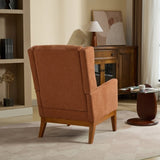 26.18" Wide Modern Accent Chair,Polyester Blend High Back Reading Chair ,Upholstered Armchair Club W1852P216110