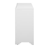 Sophisticated 4-Door Sideboard Adorned with Intricate Linear Accents and Luxurious N711P247438K