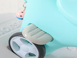 Rocking Horse Toddlers, Balance Bike Ride On Toys with Push Handle, Backrest and Balance Board W509107492