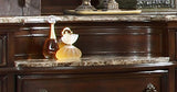 Traditional Style 11-Drawer Dresser With Metal Handle Pulls Made with Wood in Dark Walnut 808857686893
