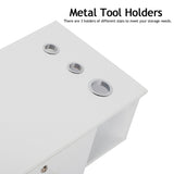 15mm E0 particleboard linen two draw three holes with lock salon cabinet white 85364125