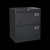 ZNTS 2 Drawer Metal Lateral File Cabinet with Lock,Office Vertical Files Cabinet for Home 47919085