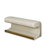 Entryway Bench Leather Upholstered Ottoman with LED sensor light for living room ,bedroom,end of bed W1170P262050