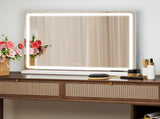 22"x32" LED Vanity Mirror with Lights, Dimmable 3-Color Modes, Touch Screen Makeup Mirror for 04638938