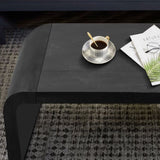 Farmhouse Vintage Crafts Coffee Table,Curved Art Deco Design, Easy Assembly, 48" W x 24" D x 18" W1445P214061