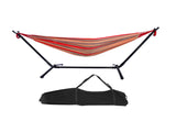 Portable Outdoor Polyester Hammock Set Red 10453484