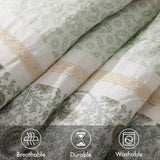 9 Piece Cotton Percale Comforter Set King B035P294110