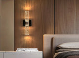 Contemporary Crystal Wall Light, Gold Plating Finish with Bubble Crystal, 2-Light Sconce for W1340P225797