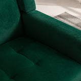 Modern Soft Velvet Material Ergonomics Accent Chair Living Room Chair Bedroom Chair Home Chair With W67639359