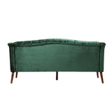 Comfy 3-seat Sofa with Wooden Legs, PU, for Living Room and Study 65124.00NVLTEMD