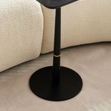 MDF with metal feet, square shape, located in living space and lounge area, black W2085P241112