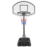 ZNTS Portable Poolside Basketball Hoop Swimming Pool 3.1ft to 4.7ft Height-Adjustable Basketball System 12837257