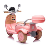 12V Two-seater Kids Ride On Level Up Electric Motorcycle,2wd,Three-wheel Toy W1578P268012