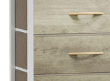 4 Drawer Dresser Fabric Chest of Drawers Furniture Storage Organizer for Living Room,,Hallway,Oak 96297680