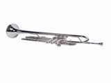 Nickelplated Drop B Adjustable Trumpet Gloves Set Silver 67559321