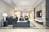 86" HANGING CHANDELIER ARCH LAMP B080107034