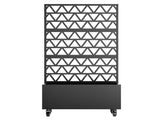 Metal Planter Box with Trellis Raised Garden Bed - 72.05"x35.83"x16.14", Trellis Privacy Screen for W1779P368978