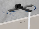 Male NPT Matte Black Shower System, 12 Inch Shower Fixtures Rain Shower Head with Handheld Shower 65592265