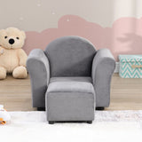 Kids Chair, Kids Upholstered Couch with ottoman W2297P264486